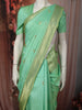 Pastel Pista Green Circle Butta Zari Woven Design Pure Kanchipuram Silk Saree with Zari Border