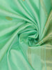 Pastel Pista Green Circle Butta Zari Woven Design Pure Kanchipuram Silk Saree with Zari Border