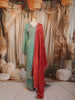 Pastel Sea Green Butta Sequins and Beads Embroidered Design Tissue Silk Palazzo Suit with Contrast Dupatta
