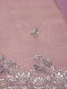 Lavender Embellished Design Organza Saree