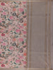 Pastel Beige Floral Printed Tussar Silk Saree - Diadem