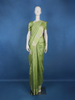Pastel Green Floral Design Woven Silk Saree - Diadem