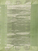 Pastel Green Floral Design Woven Silk Saree - Diadem