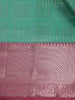 Pastel Green Floral Woven Pure Kanchipuram Silk Saree - Diadem