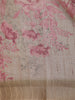 Pastel pink Floral Design Tissue Silk Saree with Zari Border