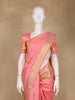 Pink Butta Woven Design Pure Kanchipuram Silk Saree