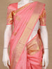 Pink Butta Woven Design Pure Kanchipuram Silk Saree