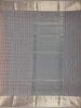 Peach Checked Design Semi Tussar Saree With Zari Border