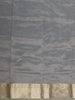 Peach Checked Design Semi Tussar Saree With Zari Border