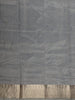 Peach Checked Design Semi Tussar Saree With Zari Border