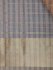 Peach Checked Design Semi Tussar Saree With Zari Border