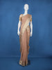 Peach Checked Design Semi Tussar Saree With Zari Border