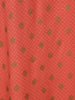 Peach Checks Printed Cotton Kurti - Diadem