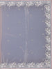 Pastel Peach Floral Design Synthetic Saree