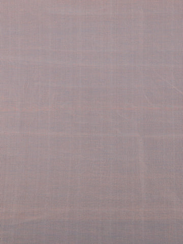 Peach Floral Embroidered Tissue Saree with Scalloped Border - Diadem