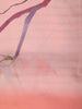 Peach Floral Printed Soft Chiffon Saree