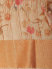 Peach Floral Woven Design Tissue Silk Fancy Saree