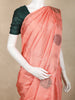 Peach Floral Woven Kanchipuram Silk Saree