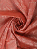 Peach Floral Woven Semi Tussar Saree
