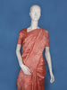 Peach Floral Woven Semi Tussar Saree