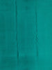 Peach Geometric Woven Pure Silk Saree With Contrast Teal Blue Pallu And Blouse