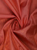Peach Leaf Motif Woven Pure Kanchipuram Silk Saree