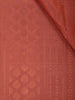 Peach Leaf Motif Woven Pure Kanchipuram Silk Saree