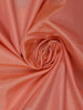 Peach Leaf Woven Soft Silk Saree With Beige Contrast Border - Diadem