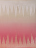Peach Pink And Cream Ombre Sequin Embellished Chiffon Saree