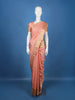 Peach Pink Butta Woven Design Pure Kanchipuram Silk Saree