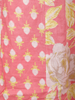 Peach Pink Floral Printed Design Cotton Anarkali Salwar Suit with Dupatta