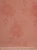 Peach Pink Floral Printed Design Georgette Saree