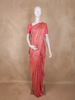 Peach Pink Solid Woven Design Pure Kanchipuram Silk Saree