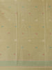 Peach Pink Zigzag Design Tussar Silk Saree With Contrast Border
