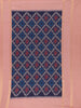 Peach Striped Design Semi Tussar Silk Saree