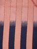 Peach Striped Design Semi Tussar Silk Saree