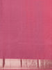 Peach Floral Woven Pure Kanchipuram Silk Saree - Diadem