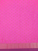 Peach Pink Ombre Zari Sequin Embellishment Organza Saree - Diadem
