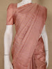 Peach Striped Design Soft Silk Saree - Diadem
