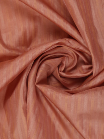 Peach Striped Design Soft Silk Saree - Diadem
