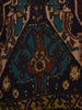 Peacock Blue Abstract Printed Cotton Palazzo Suit