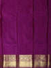 Peacock Blue Butta Woven Design Pure Kanchipuram Silk Saree with Contrast Zari Border