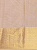 Peacock Blue  Checked Woven Kanchipuram Silk Saree