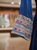 Peacock Blue Embroidered Silk Anarkali Gown