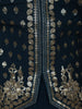 Peacock Blue Sequin Embroidered Design Chiffon Palazzo Suit