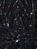 Peacock Blue Heavy Sequins and Beads Embroidered Design Net Party Wear Lehenga with Sheer Dupatta