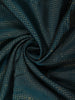 Peacock Blue Mini Checked with Butta Zari Woven Design Pure Kanchipuram Silk Saree with Contrast Zari Border