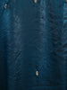 Peacock Blue Mirror Work Semi Silk Kaftan Suit