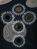 Peacock Blue Oversized Circular Mirror and Thread Embroidered Design Cotton Palazzo Suit