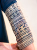 Peacock Blue Panel Designed Anarkali Georgette Gown